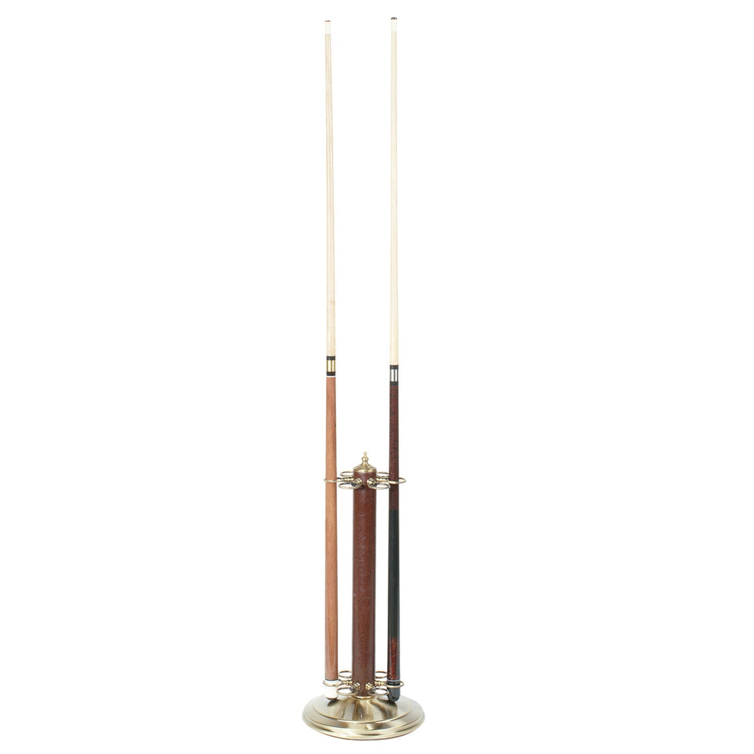 24"H POOL CUE HOLDER ANTIQUE BRASS-Game Table Genie