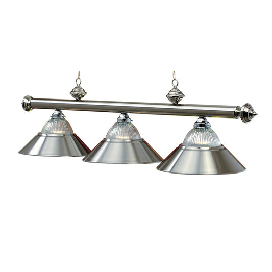 3 Lt-54" Billiard Light-Stainless