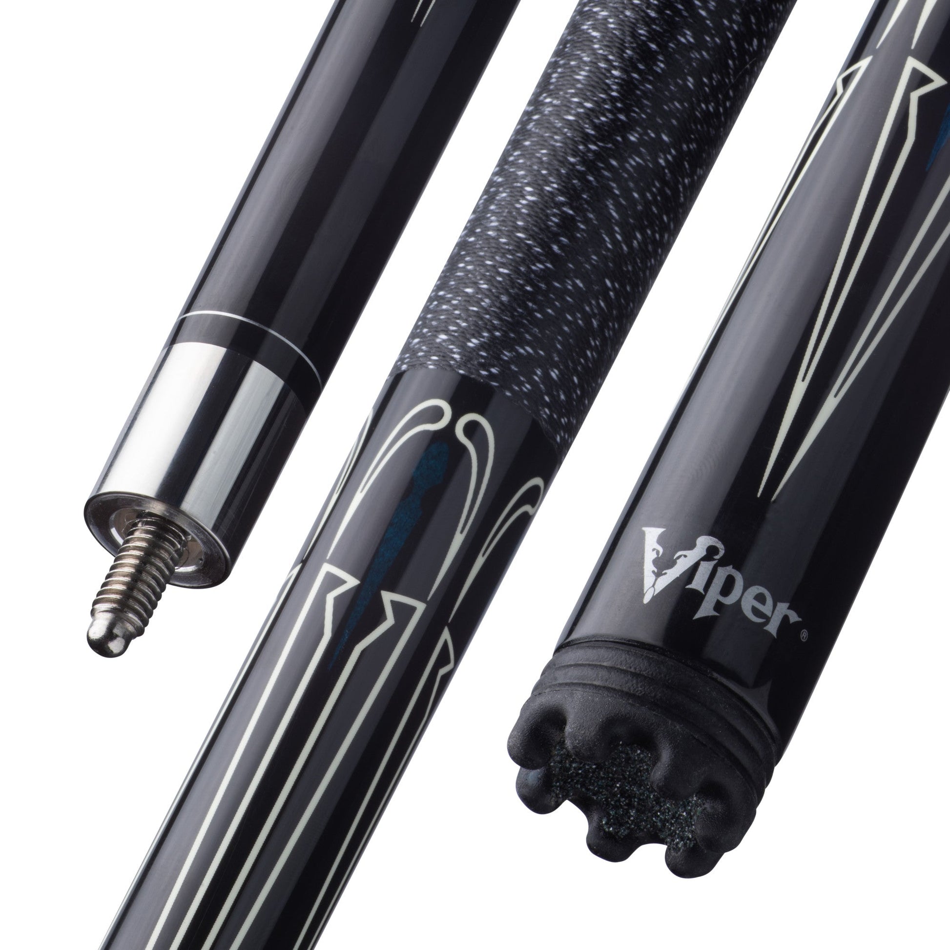 Viper Sinister Black and White 21 Ounce Pool Cue