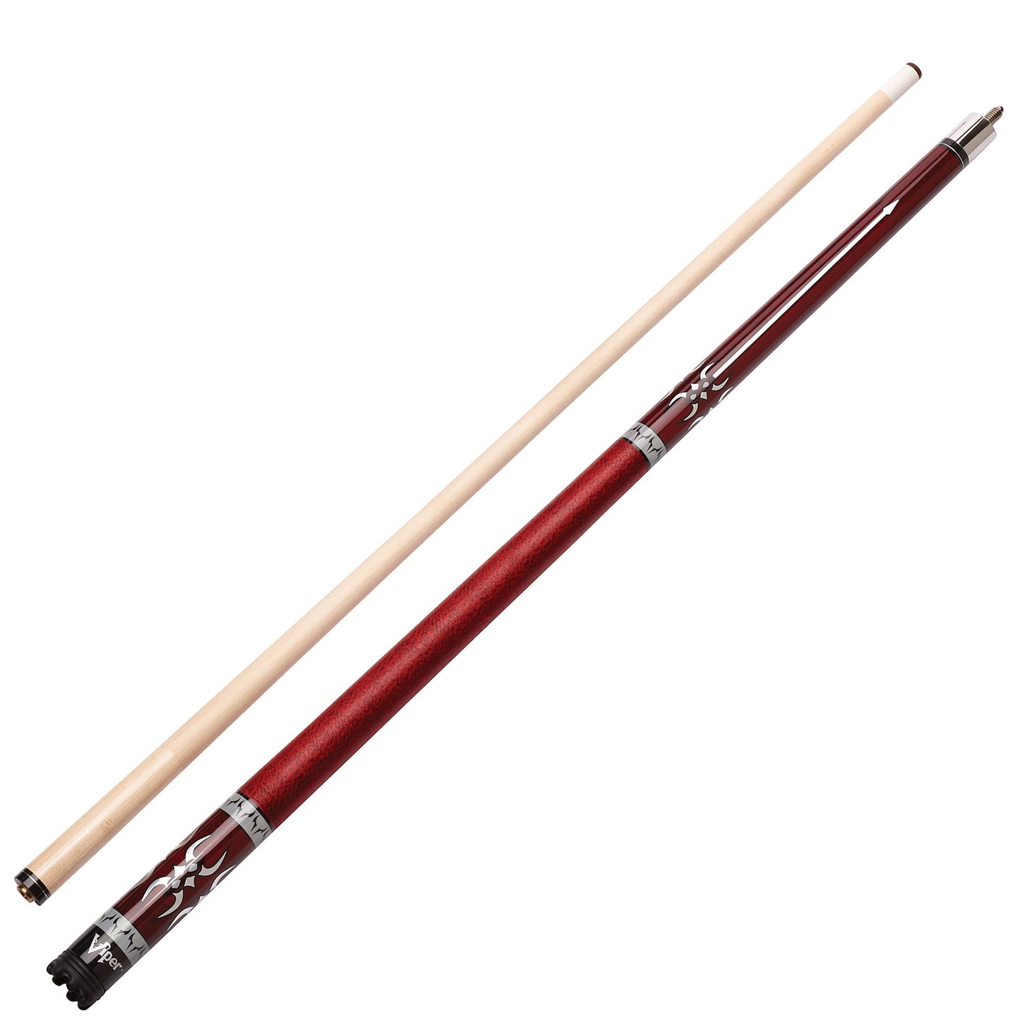 Viper Sinister Red Wrap pool Cue Stick 18 Ounce