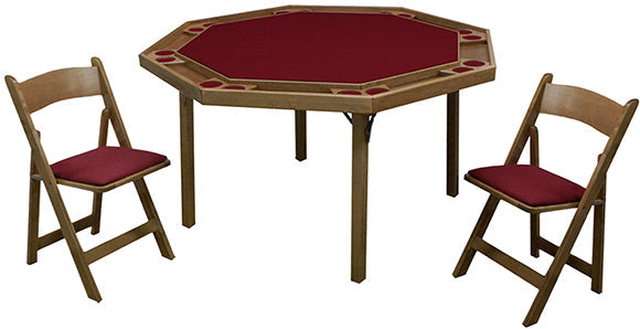 Kestell 91 52" 8-Person Folding Poker/Game Table-Game Table Genie