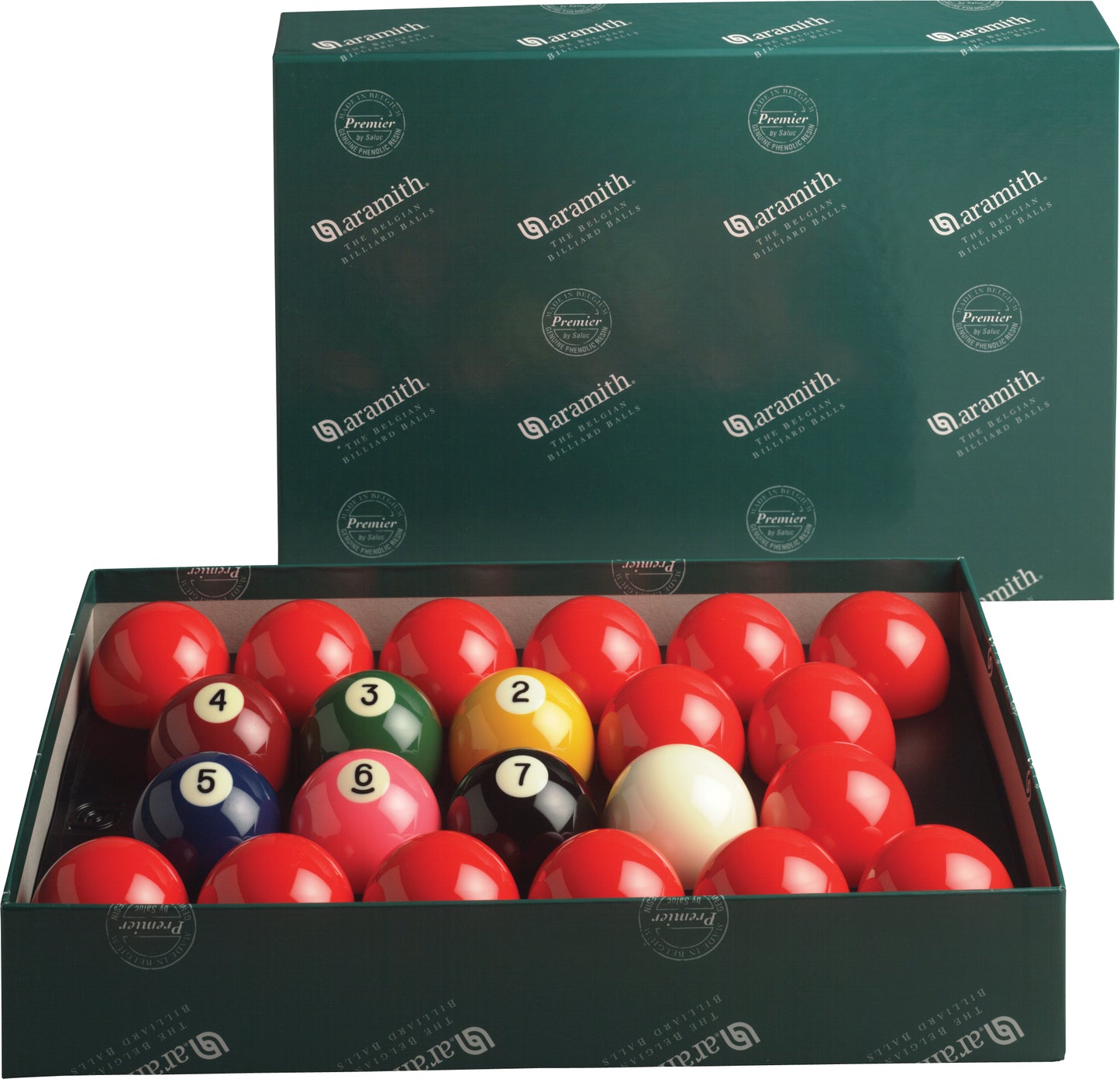 Aramith BBANS2.25 Numbered Snooker Ball Set-Game Table Genie