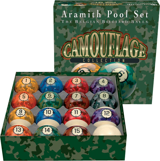 Aramith BBCAM Camouflage Ball Set-Game Table Genie