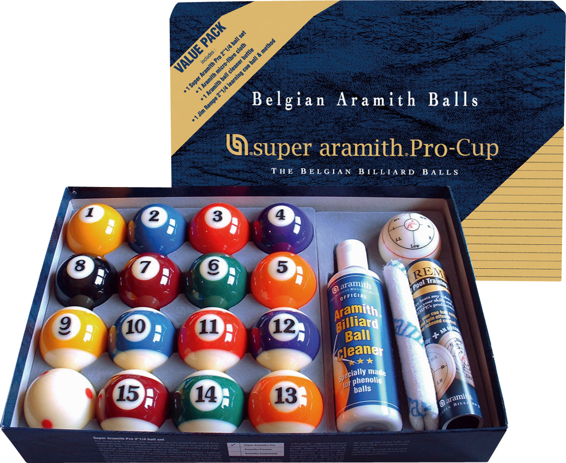 Aramith BBSAPVPK Super Pro Cup Value Pack-Game Table Genie