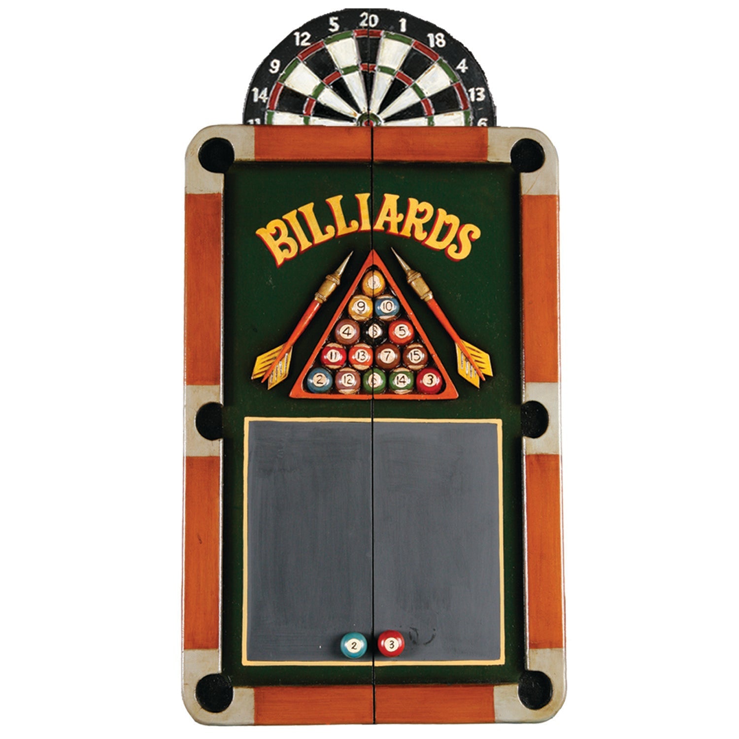 BILLIARDS DARTBOARD CABINET-Game Table Genie
