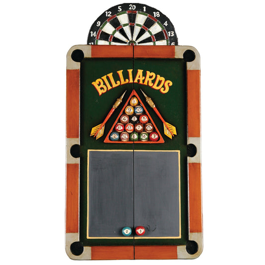 Image of the BILLIARDS DARTBOARD CABINET-Game Table Genie