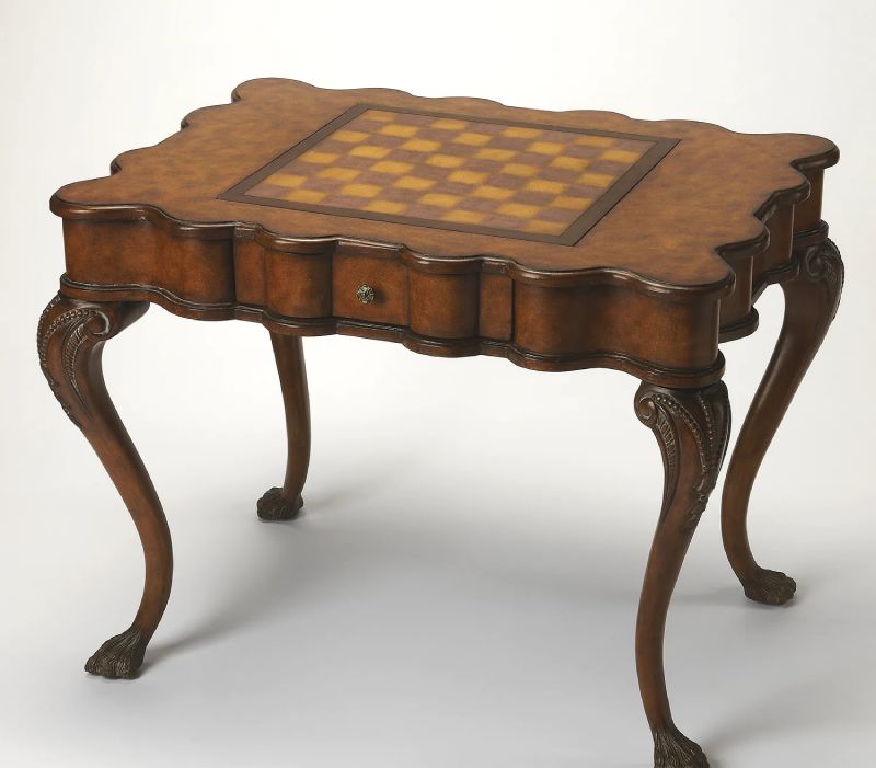 Butler Game Table - Butler Specialty Company Bianchi Traditional Game Table, Medium Brown