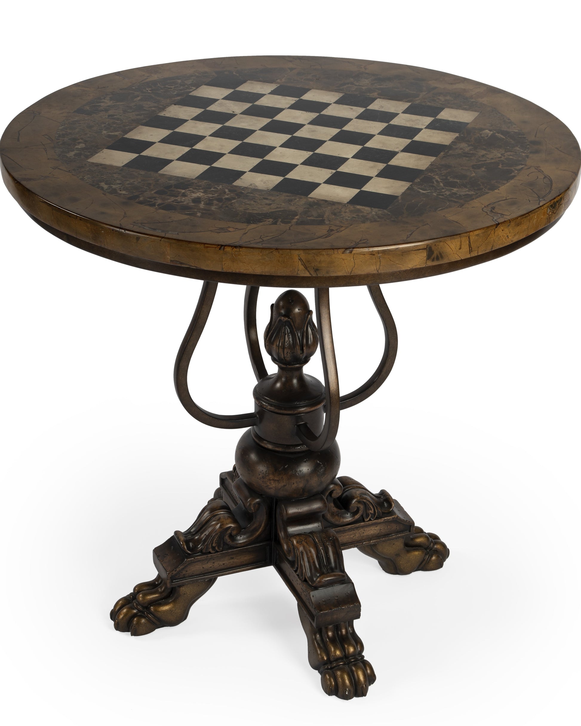 Butler Specialty Company Carlyle Fossil Stone Game Table