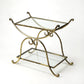 Butler Specialty Company Desdemona Bar Cart, Gold-Game Table Genie