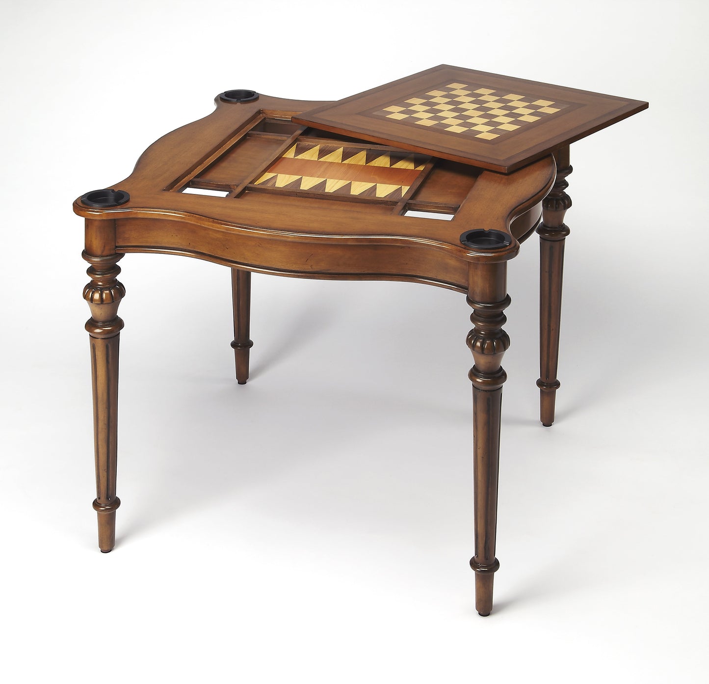 Butler Specialty Company Eastwick Game Table, Medium Brown