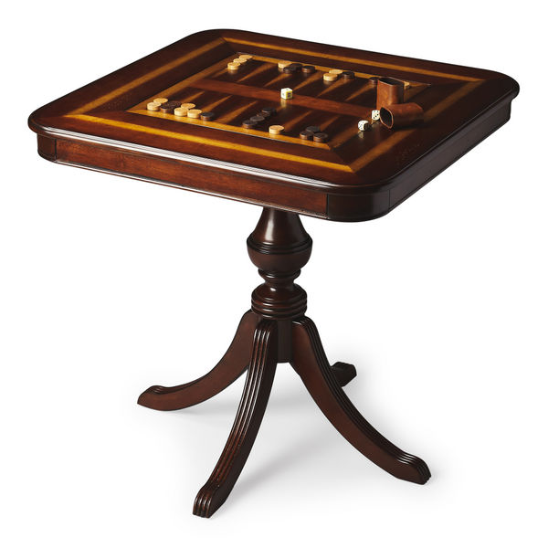 Butler Specialty Company Morphy Game Table, Dark Brown-Game Table Genie