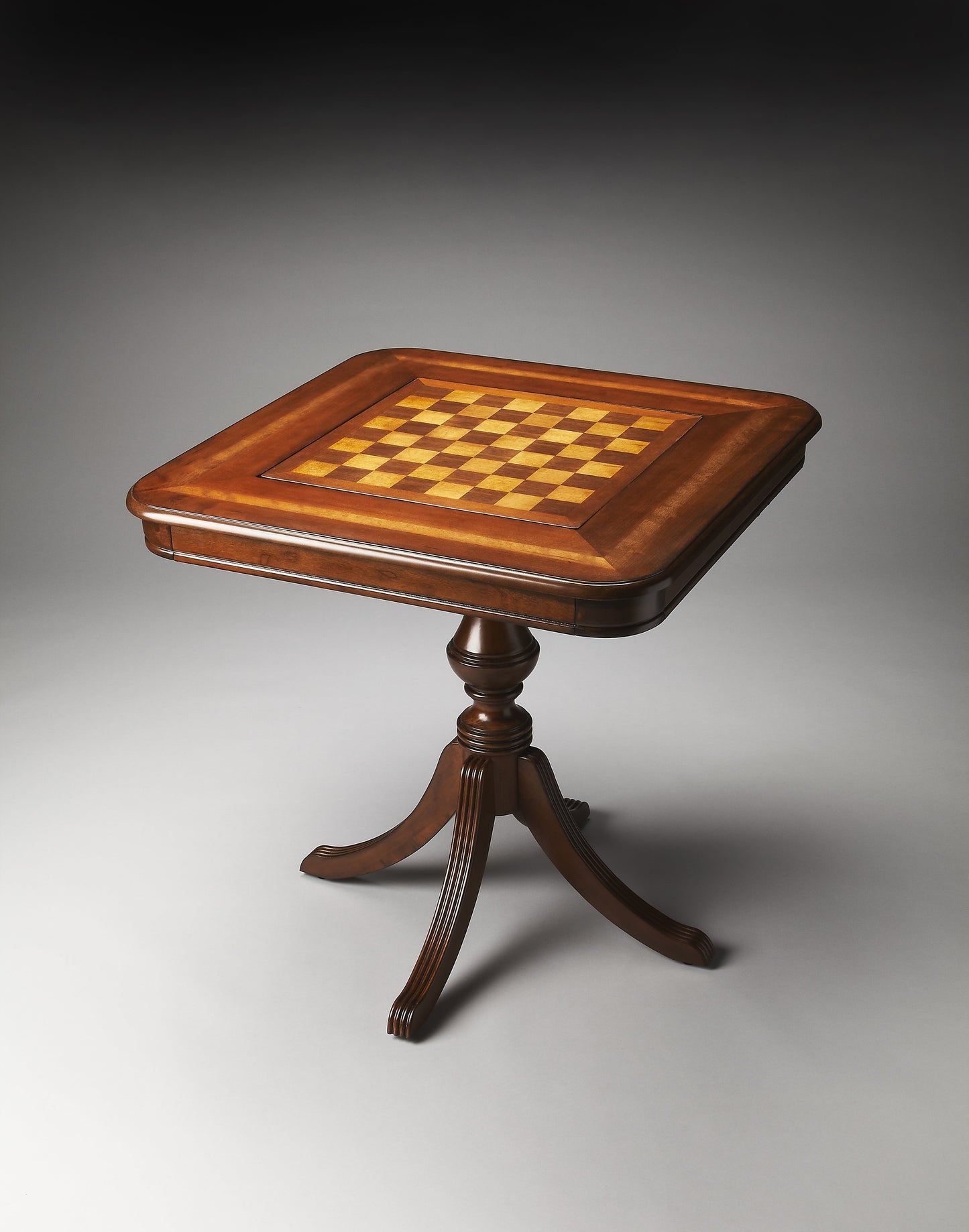 Butler Specialty Company Morphy Game Table, Medium Brown