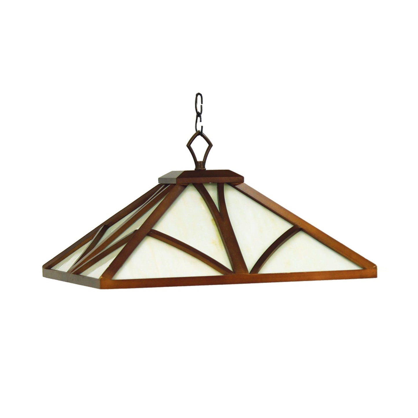 CHATEAU- 17" PENDANT LIGHT-CHESTNUT-Game Table Genie