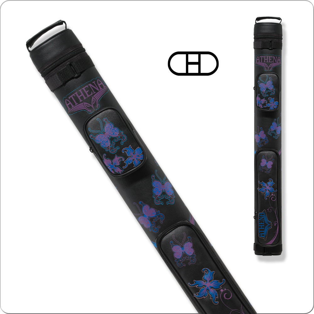 Athena ATHC08 2x2 Hard Embroidered Cue Case-Game Table Genie