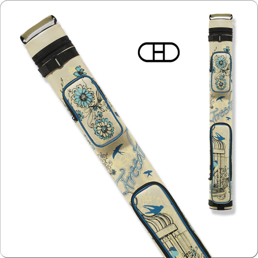 Image of the Athena ATHC10 2x2 Hard Embroidered Cue Case