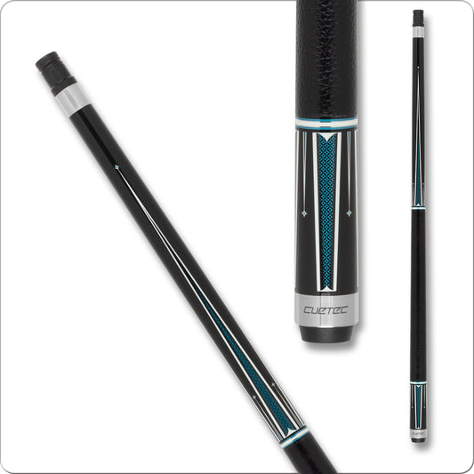 Cuetec Avid Opt-X CT383 Teal Cue - 12.75mm-Game Table Genie