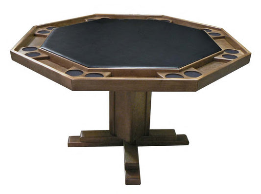 Kestell 98 52" 8-Player Pedestal Poker Table-Game Table Genie