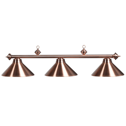 Lighting Fixtures - 54" 3Lt Billiard Light- Antique Copper