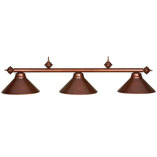 Lighting Fixtures - 54" 3Lt Billiard Light- Chestnut