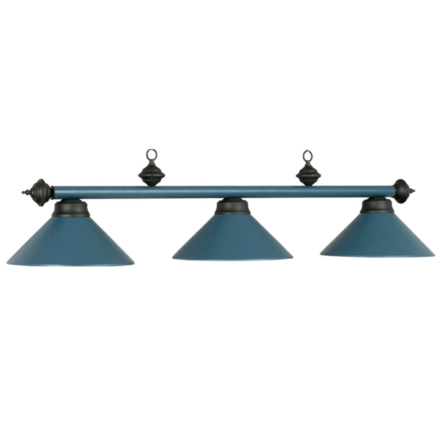 Lighting Fixtures - 54" 3Lt Billiard Light- Matte Blue