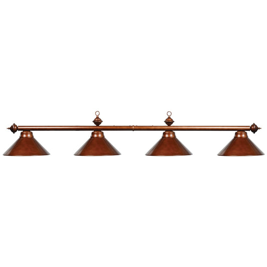 Billiard Lights - 78" 4 Lt Billiard Light-Chestnut