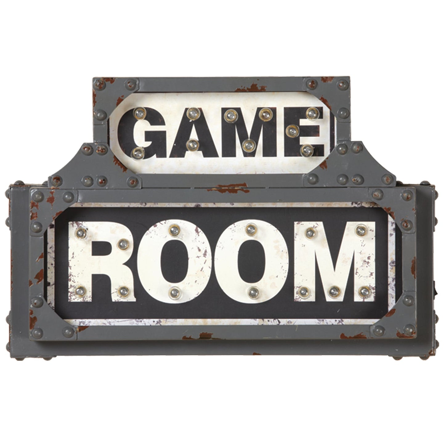 METAL SIGN-GAME ROOM-Game Table Genie