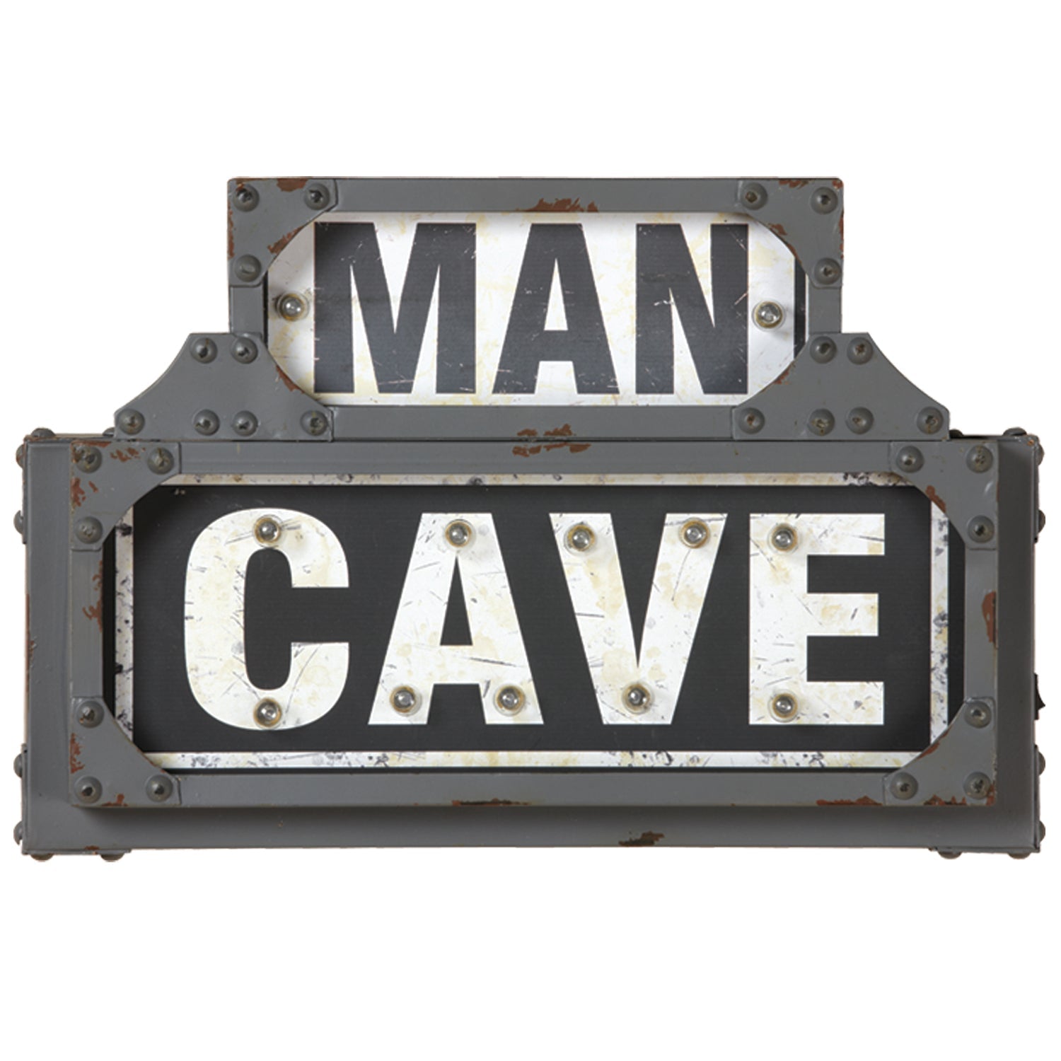 METAL SIGN-MAN CAVE-Game Table Genie