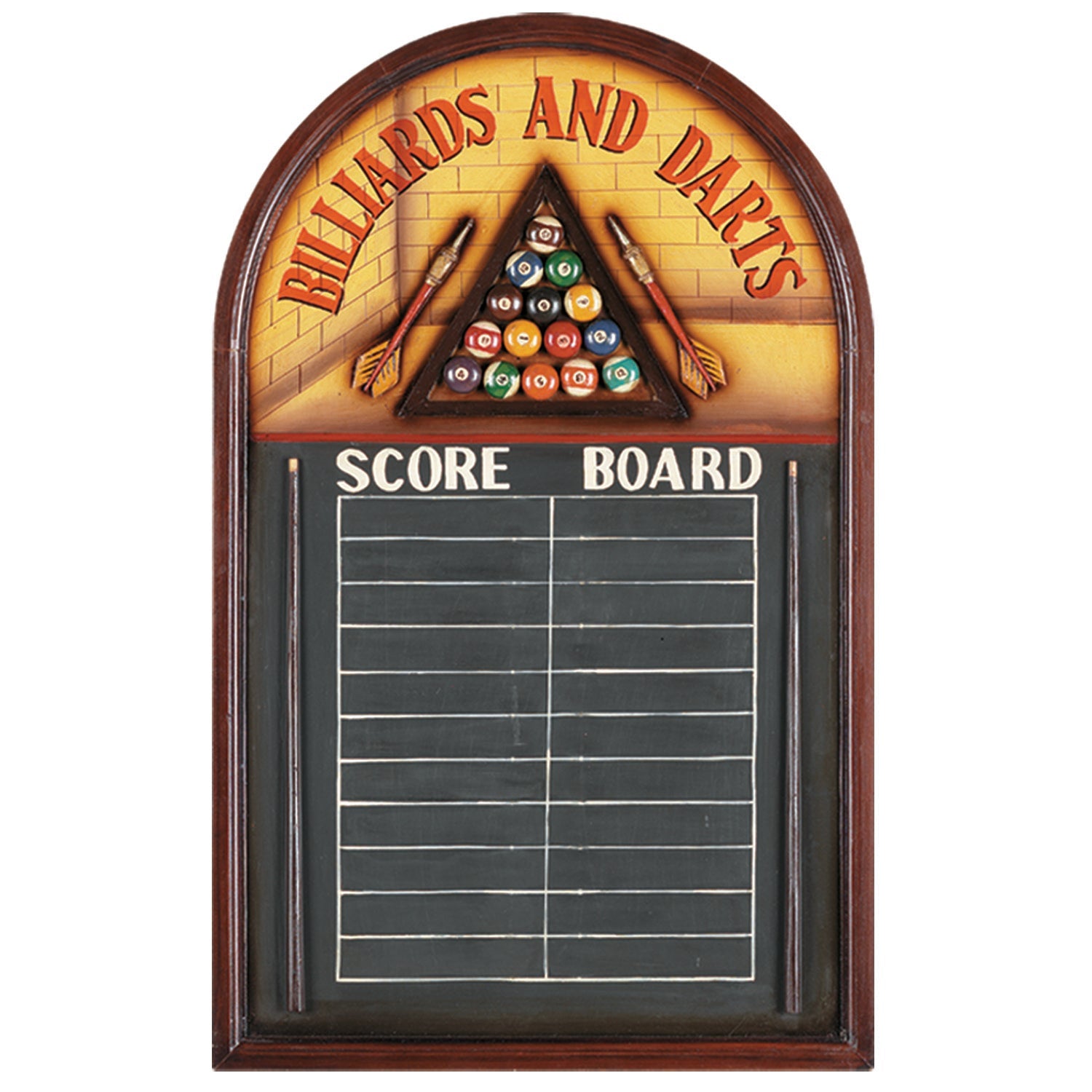 PUB SIGN-BILLIARDS AND DARTS-Game Table Genie
