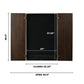 Viper Metropolitan Espresso Soft Tip Dartboard Cabinet and Viper 787 Electronic Dartboard-Game Table Genie